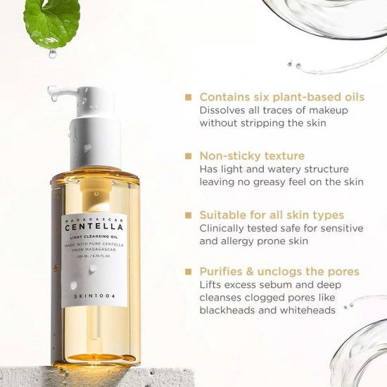 Madagascar Centella Cleansing Oil - For instant face cleaning & brightening